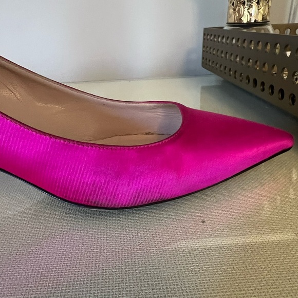 SJP Hot Pink Satin Heels in size 40 - Picture 8 of 9